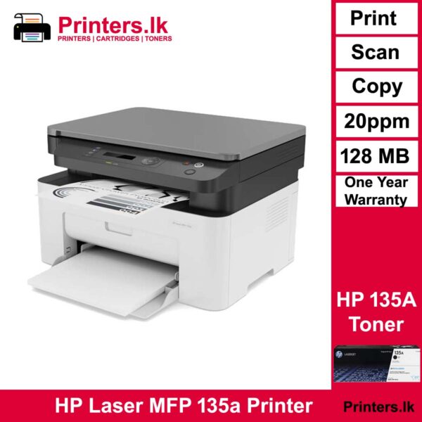 HP Laser MFP 135a Printer