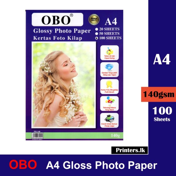 A4 Photo Paper Gloss 135gsm 100pcs