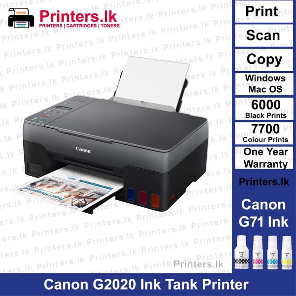 Canon G2020 Ink Tank Printer