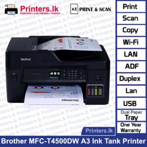 Brother MFC-T4500DW A3 Multifunction Ink Tank Printer