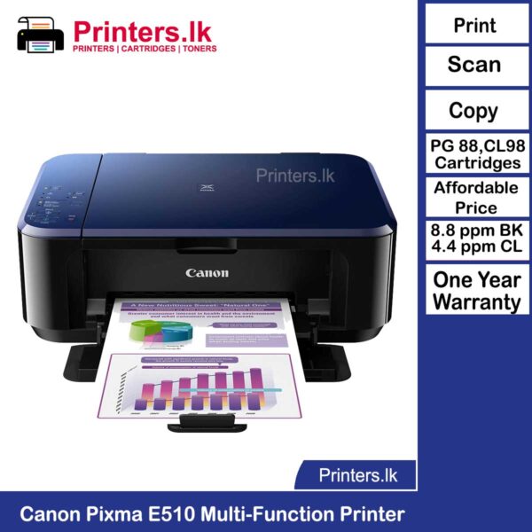 Canon Pixma E510 Multi-Function Printer