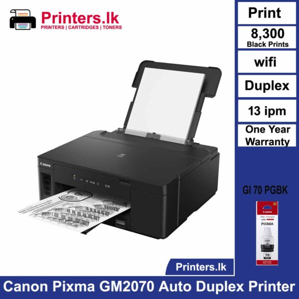 Canon Pixma GM2070 Auto Duplex Printer