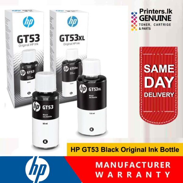 HP GT53 Black Original Ink Bottle