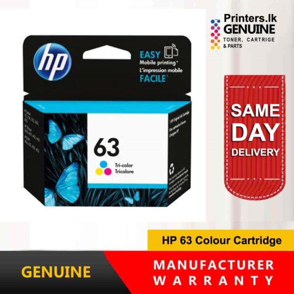 HP 63 Colour Cartridge