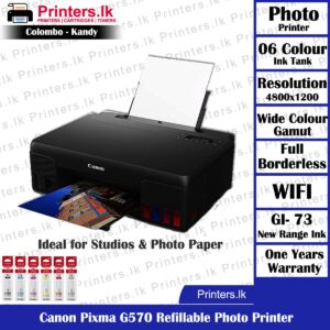 Canon Pixma G570 Refillable Photo Printer