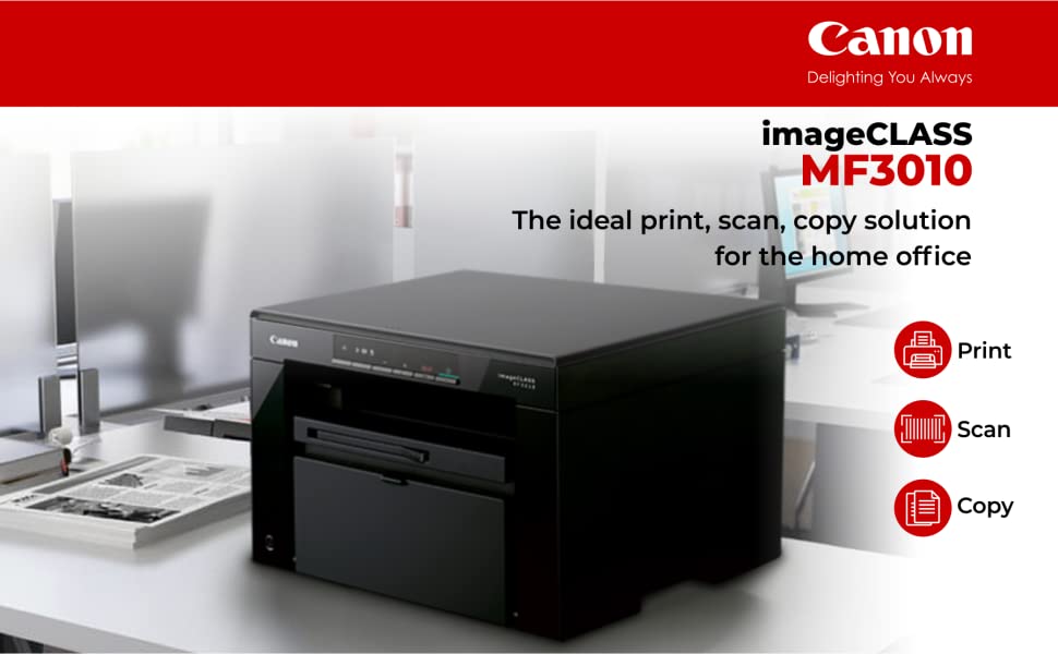 Canon imageCLASS MF3010 Laser Printer - Print | Scan | Copy | Efficient Toner @ Printers.lk Pvt Ltd
