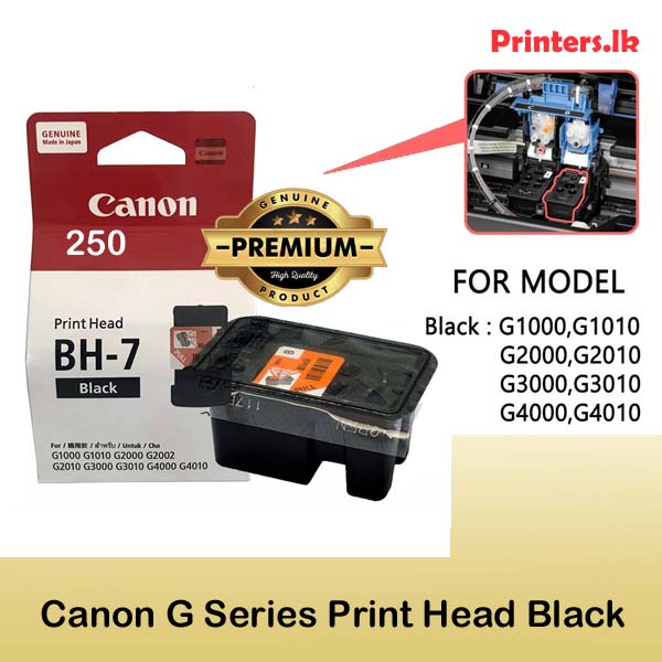 Original Canon G Series Print Head Black