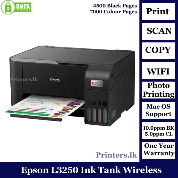 Epson L3250 Wireless Ink Tank Printer