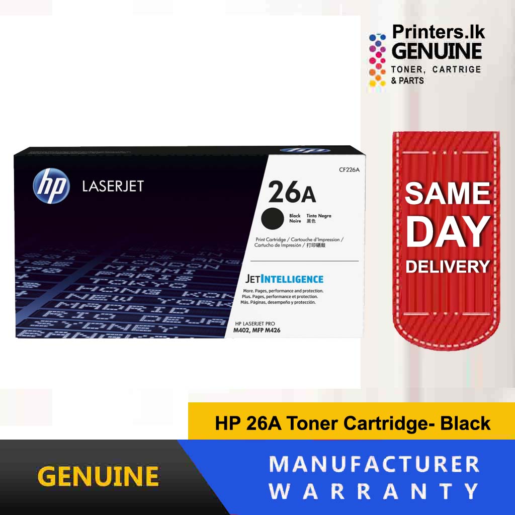 HP 26A Toner LaserJet Cartridge CF226A - Limited Time Offer @ Printers