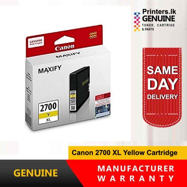 Canon PGI 2700xl Yellow Ink Cartridge