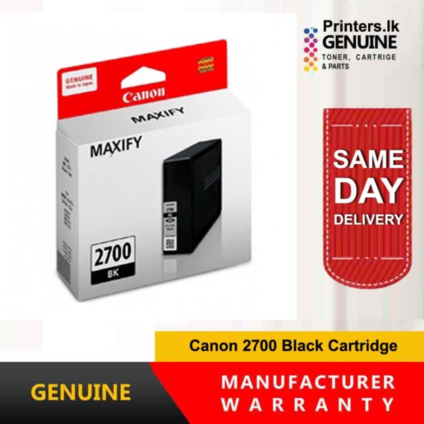 Canon PGI 2700 Black Ink Cartridge