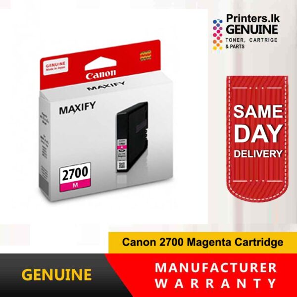 Canon PGI 2700 Magenta Ink Cartridge