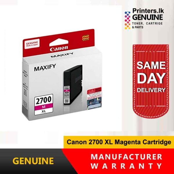 Canon PGI 2700xl Magenta Ink Cartridge