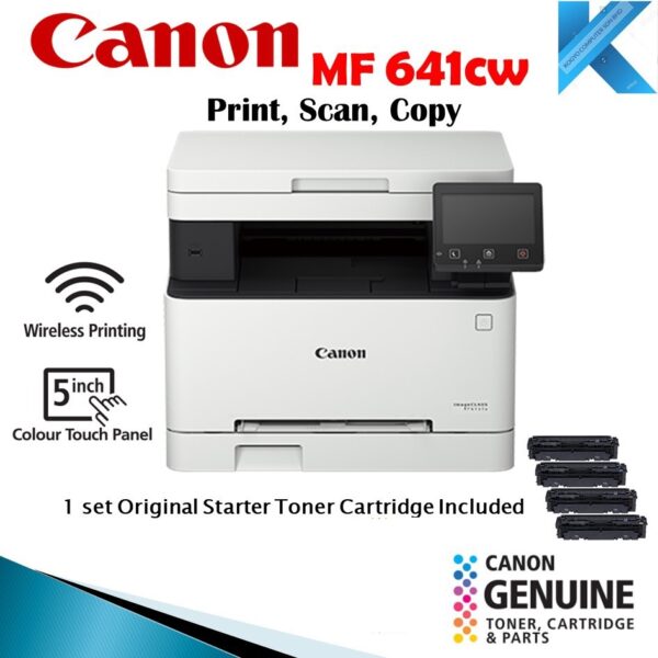 Canon ImageClass 641cw Color Laser Printer [Print|Scan|Copy|Wireless ...