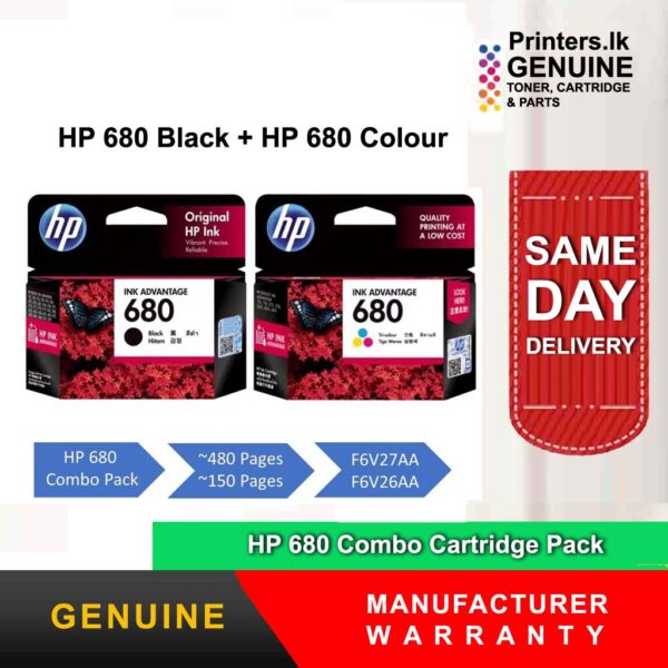 HP 680 Combo Cartridge Pack