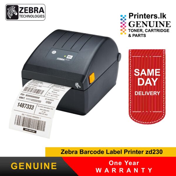 Zebra Barcode Label Printer zd230