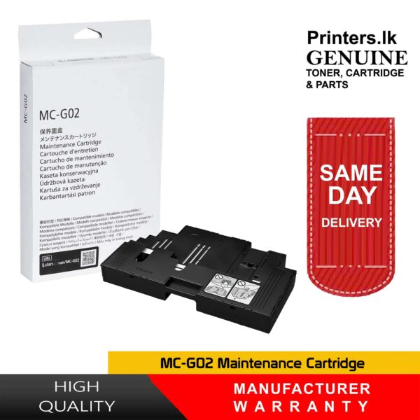 MC-G02 Maintenance Cartridge for Canon G1020 / G2020 / G3020 / G3060 / G570 / G670 Printer