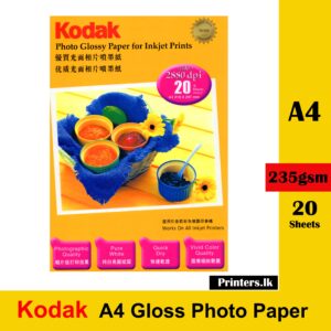 Kodak A4 Glossy Photo Paper 235gsm