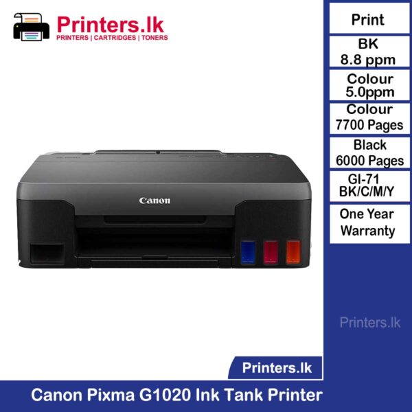 Canon Pixma G1020 Ink Tank Printer