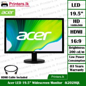 Acer LED 19.5" Widescreen Monitor -K202HQL