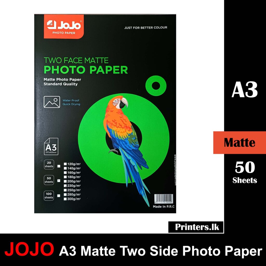 A3 Photo Paper 230gsm Matte Double Side