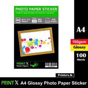 A4 Photopaper Inkjet Sticker Paper 100pcs