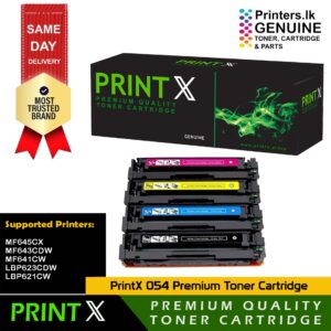 Printx 054 Premium Toner Cartridge  For Canon MF645CX  MF643CDW MF641CW LBP623CDW LBP621CW