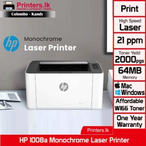 HP 1008a Monochrome Laser Printer