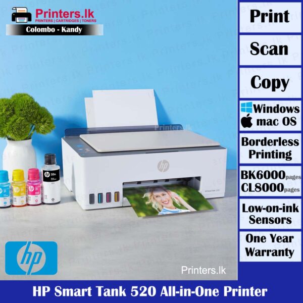 HP Smart Tank 520 All-in-One Printer