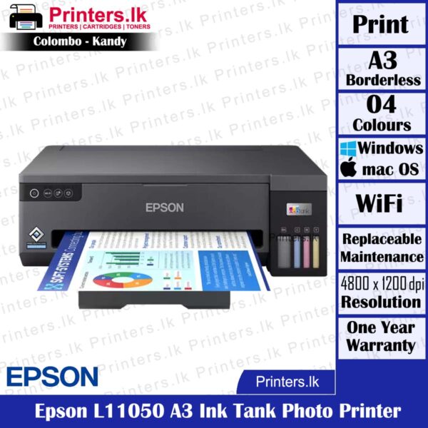 Epson EcoTank L11050 A3 Ink Tank Printer - A3+ Borderless Photo ...