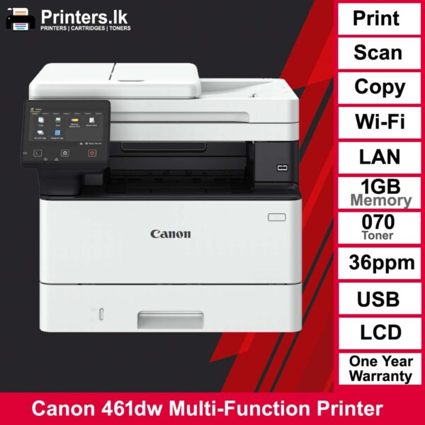 Canon imageCLASS MF461dw Multi-Function Laser Printer