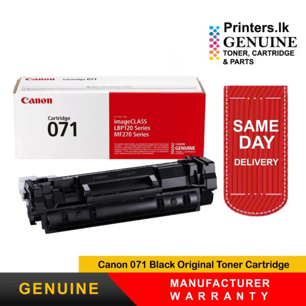 Canon 071 Black Original Toner Cartridge