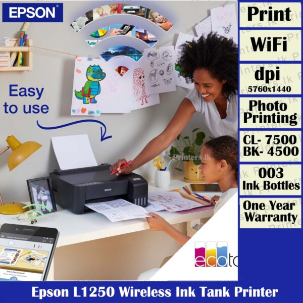 Epson L1250 Wireless Ink Tank Printer