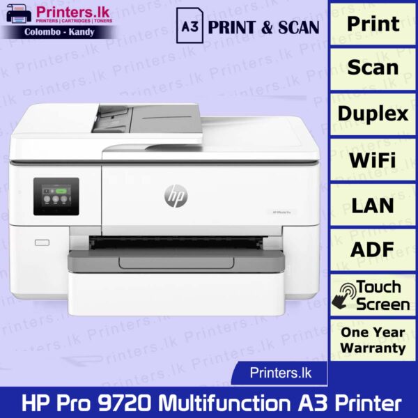 HP Pro 9720 Multifunction A3 Printer