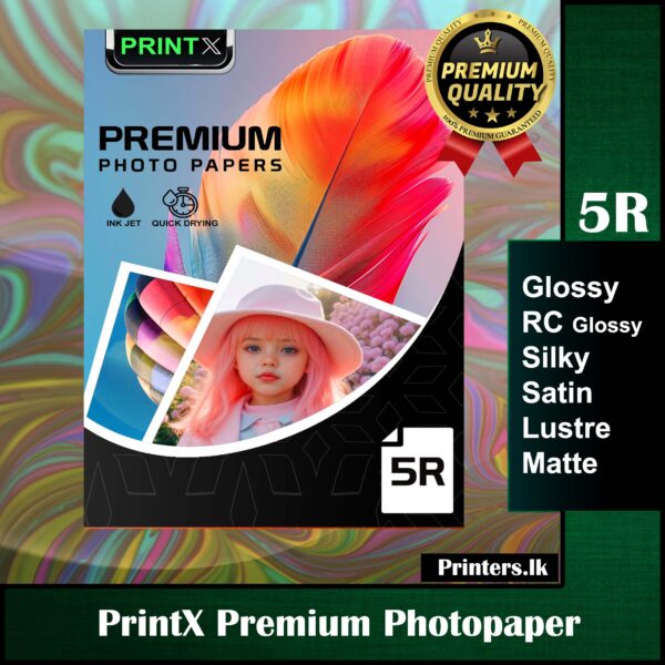 Printx 5R Photopapers Glossy/ RC/ Silky/ Satin/ Lustre 260gsm