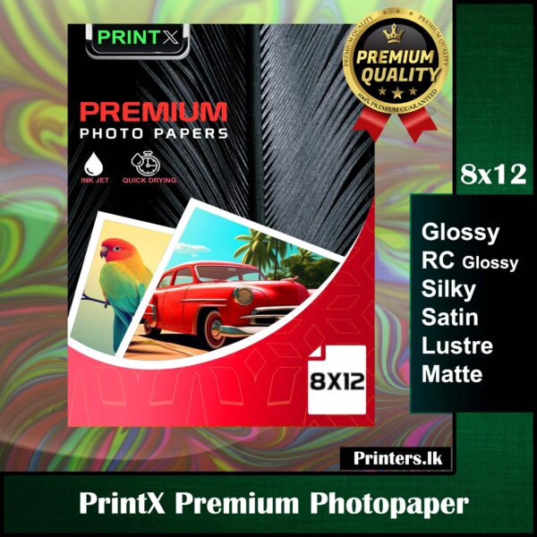 Printx 8x12 Photopapers RC Glossy/ Silky/ Satin/ Lustre 260gsm