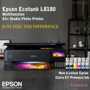 Epson Ecotank L8180 Multifunction A3+ Studio Photo Printer