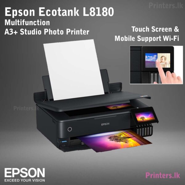 Epson Ecotank L8180 Multifunction A3+ Studio Photo Printer - Image 2