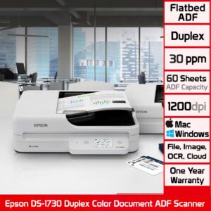 Epson DS-1730 Duplex Color Document ADF Scanner