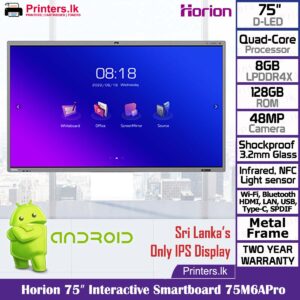 Horion 75" Interactive Smartboard 75M6APro