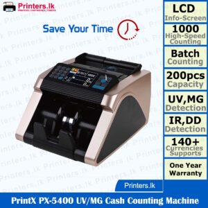 PrintX PX-5400 UV/MG Cash Counting Machine