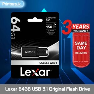 Lexar 64GB USB 3.1 Original Flash Drive + 3 Years Warranty