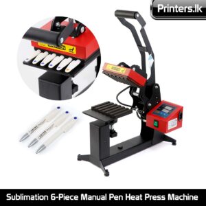 Sublimation 6-Piece Manual Pen Heat Press Machine