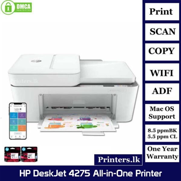 HP DeskJet Ink Advantage 4275 All-in-One Printer [Print | Scan | Copy ...