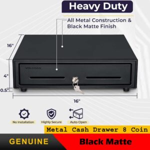 Metal Cash Drawer 8 Coin