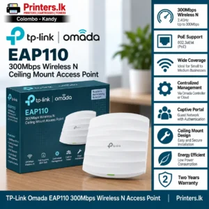 TP Link Omada EAP110 Ceiling Mount WiFi 4 Access Point