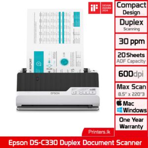 Epson DS-C330 Auto Document Scanner
