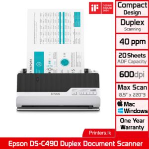 Epson DS-C490 Auto Document Scanner