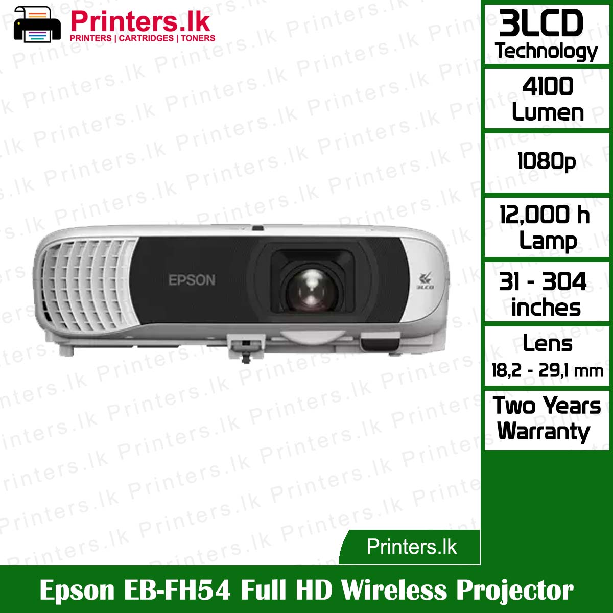 Epson EB-FH54 Full HD Wireless Projector - Image 2