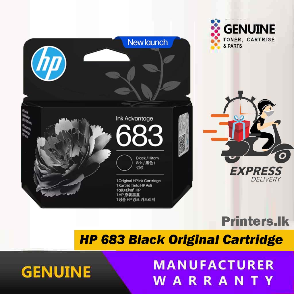 HP 683 Black Original Cartridge
